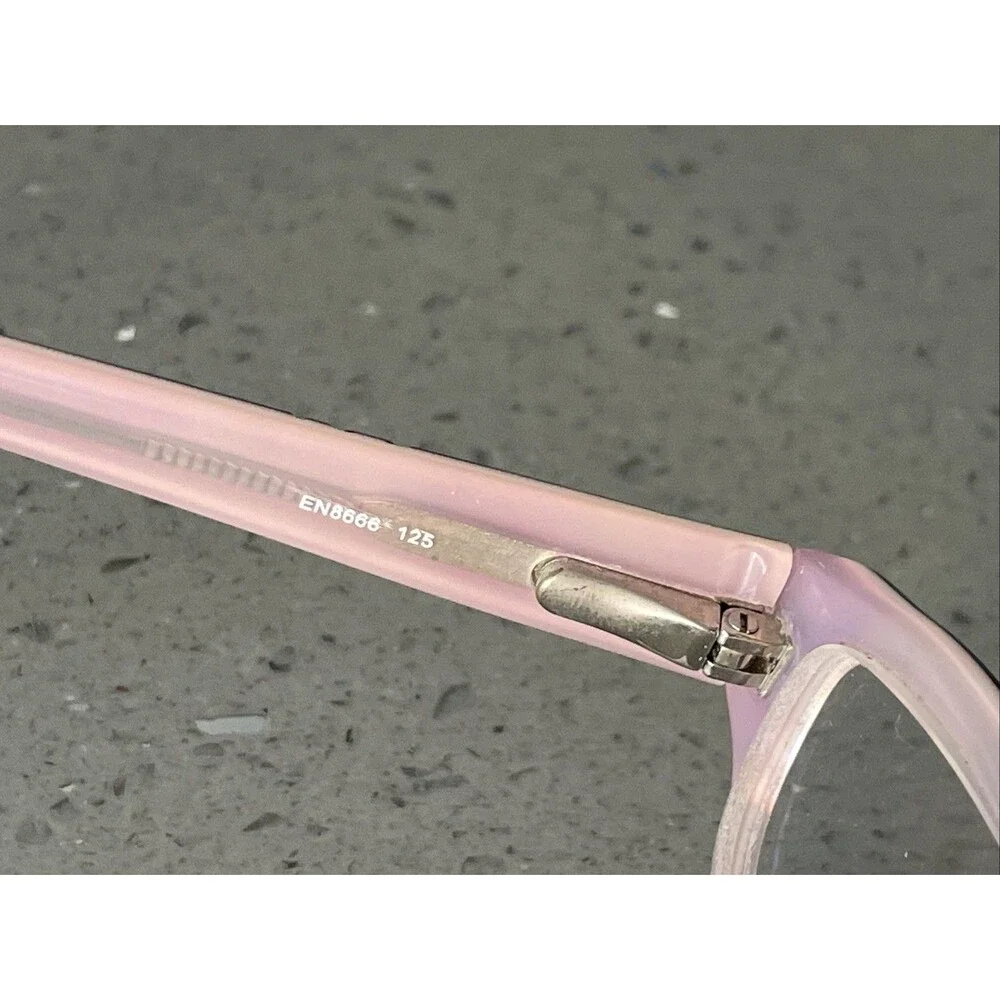 Essential Eyewear Eyeglasses frames only EN8666 plum/lilac 47-14-125 flex hinge